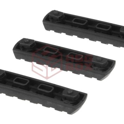 Alternative view of VFC M-Lok Rail Section 7 Slot 3-Pack Black