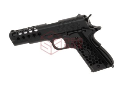 WE M1911 Hex Cut Full Metal GBB Black - obrazek 2