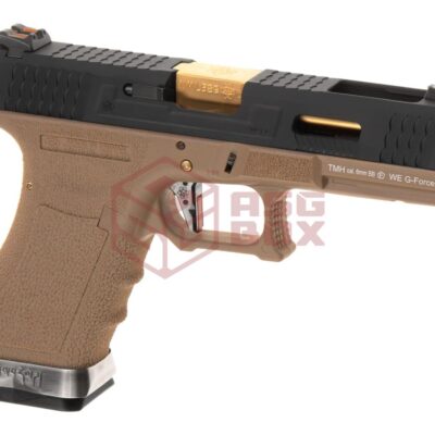 asgbox.pl - G-Force 17 BK Gold Barrel Metal Version GBB WE