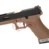 WE G-Force 17 BK Gold Barrel Metal Version GBB Desert OD-TM-10791731000 26031 asgbox.pl