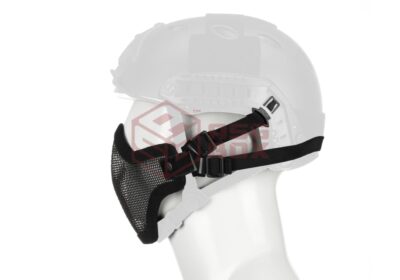 Invader Gear Steel Half Face Mask FAST Version Black - obrazek 2