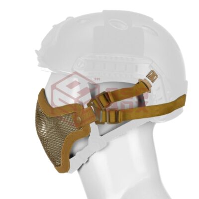 Alternative view of Invader Gear Steel Half Face Mask FAST Version Tan