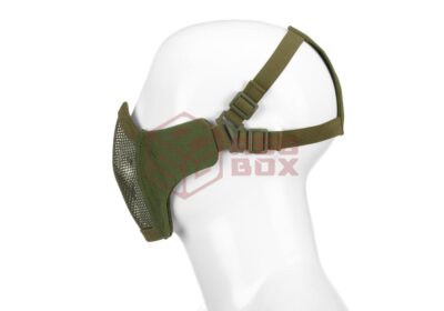 Invader Gear Mk.II Steel Half Face Mask OD - obrazek 2