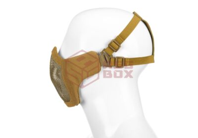 Invader Gear Mk.II Steel Half Face Mask Tan - obrazek 2