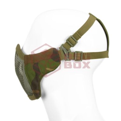 Alternative view of Invader Gear Mk.II Steel Half Face Mask Woodland