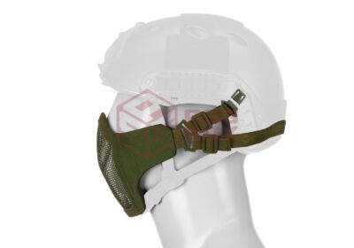 Invader Gear Mk.II Steel Half Face Mask FAST Version OD - obrazek 2