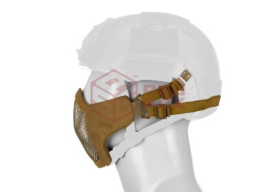 Invader Gear Mk.II Steel Half Face Mask FAST Version Tan - obrazek 2