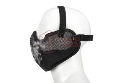 Invader Gear Steel Face Mask Death Head Black - obrazek 2