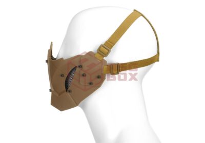 Pirate Arms Warrior Steel Half Face Mask Tan - obrazek 2