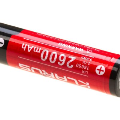Alternative view of Klarus 18650 Battery 3.7V 2600mAh Black/Red
