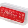 Klarus 18650 Battery 3.7V 2600mAh Black/Red OD-TM-10818150300 26589 18650 BAT 2600 asgbox.pl