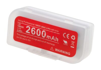 Klarus 18650 Battery 3.7V 2600mAh Black/Red - obrazek 3