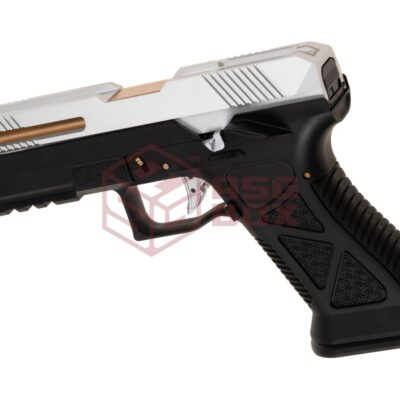 Alternative view of HFC AG-17 Metal Version GBB Silver