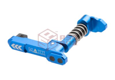 Maxx Model CNC Aluminum Advanced Magazine Release Style B Blue - obrazek 2