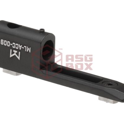 Alternative view of Ares M-LOK Bipod Mount Black