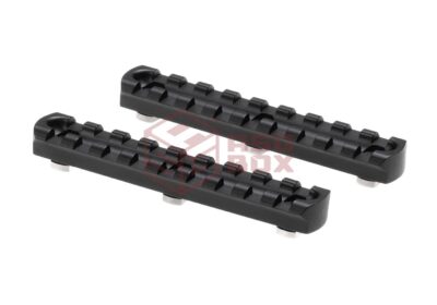 Ares 4 Inch M-LOK Rail 2-Pack Black