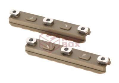 Amoeba 3.5 Inch M-LOK Plastic Rail 2-Pack Dark Earth - obrazek 2
