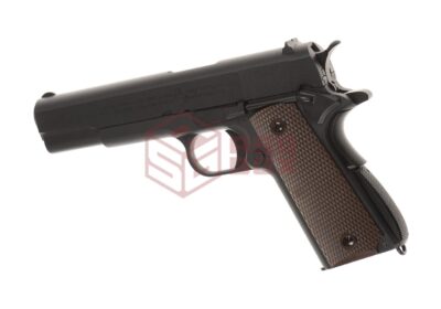 AW Custom Colt M1911 Full Metal GBB Black - obrazek 2