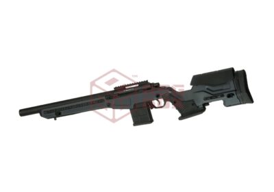 Action Army AAC T10 Short Bolt Action Sniper Rifle Grey - obrazek 2