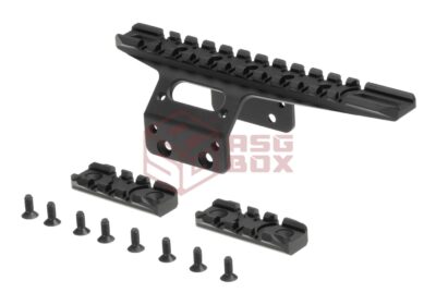 Action Army T10 Front Rail Black - obrazek 2