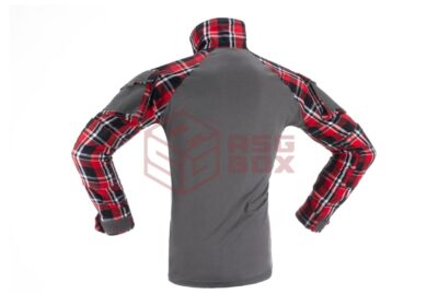 Invader Gear Flannel Combat Shirt Red L - obrazek 2