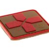 JTG Red Cross Rubber Patch 40mm Coyote Red OD-TM-10864150600 27842 asgbox.pl