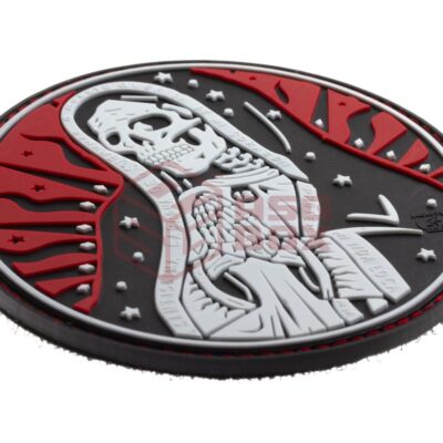 Alternative view of JTG Santa Muerte Rubber Patch Red Sky