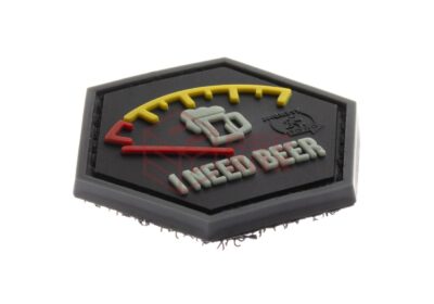 JTG I need Beer Rubber Patch Red - obrazek 2