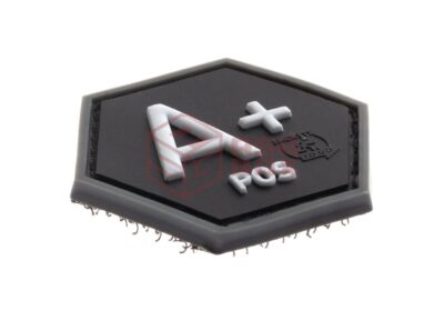 JTG Bloodgroup Hexagon Rubber Patch A Pos SWAT - obrazek 2