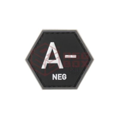 asgbox.pl - Bloodgroup Hexagon Rubber Patch A Neg JTG