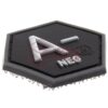 JTG Bloodgroup Hexagon Rubber Patch A Neg SWAT OD-TM-10864951700 27853 asgbox.pl