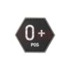 asgbox.pl - Bloodgroup Hexagon Rubber Patch 0 Pos JTG