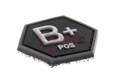 JTG Bloodgroup Hexagon Rubber Patch B Pos SWAT - obrazek 2