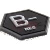 JTG Bloodgroup Hexagon Rubber Patch B Neg SWAT OD-TM-10865351700 27857 asgbox.pl
