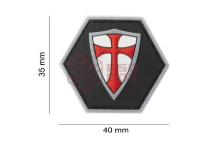 JTG Recte Faciendo Shield Rubber Patch Multicolor - obrazek 4