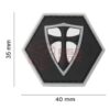 JTG Recte Faciendo Shield Rubber Patch SWAT OD-TM-10865951700 27867 asgbox.pl