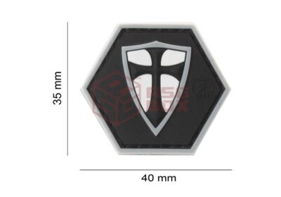 JTG Recte Faciendo Shield Rubber Patch SWAT - obrazek 4
