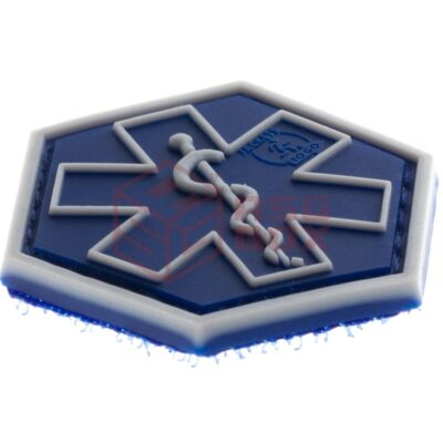Alternative view of JTG Paramedic Hexagon Rubber Patch Blue