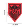 JTG Odin Rubber Patch Red OD-TM-10867103500 35478 asgbox.pl