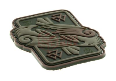 JTG Odins Raven Rubber Patch Green - obrazek 2