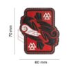 JTG Odins Raven Rubber Patch Red Sky OD-TM-10867251400 27889 asgbox.pl