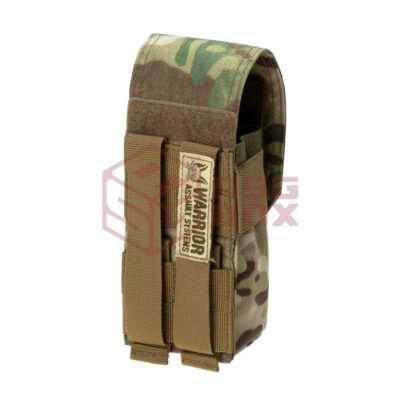Alternative view of Warrior Single Covered Mag Pouch M4 5.56mm Multicam