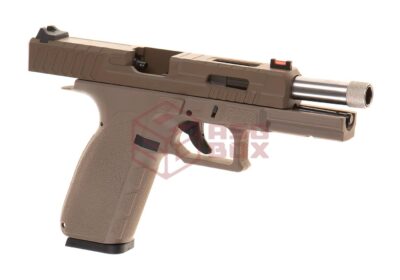 KJ Works KP-13F TBC Full Auto Metal Version GBB Tan - obrazek 3