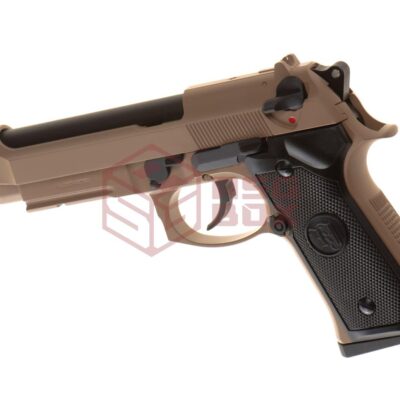 Alternative view of KJ Works M9 A1 TBC Full Metal GBB Tan