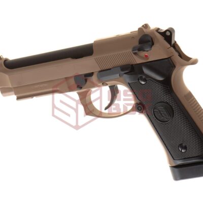 Alternative view of KJ Works M9 A1 TBC Full Metal Co2 Tan