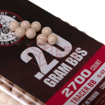 Alternative view of 0.20g Tracer BBs 2700rds Red