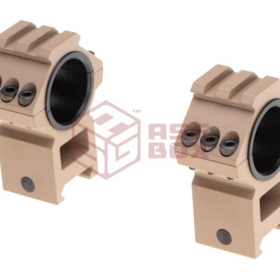 Alternative view of Aim-O Top Rail 25.4mm / 30mm Mount Rings Desert