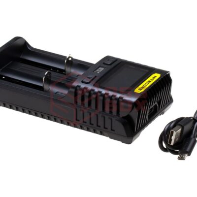 Alternative view of Nitecore UM2 Charger Black