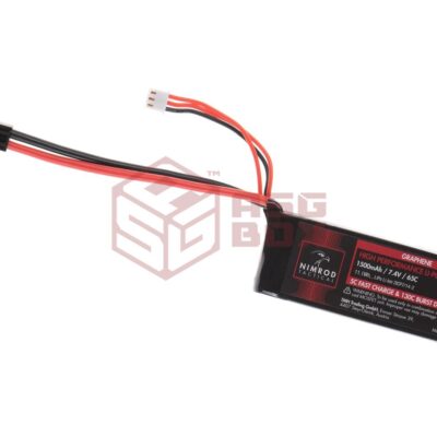 asgbox.pl - Lipo 7.4V 1500mAh 65C Graphene Mini Type Nimrod
