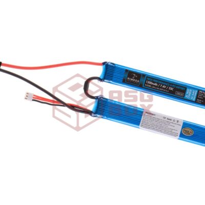 asgbox.pl - Lipo 7.4V 1300mAh 25C Twin Type Nimrod